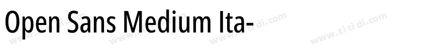 Open Sans Medium Ita字体转换 Open Sans Medium Ita字体转换